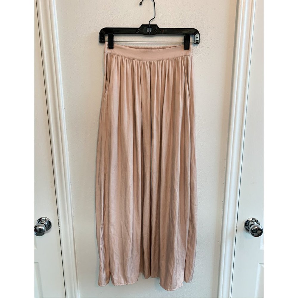 American Eagle Satin Maxi Skirt